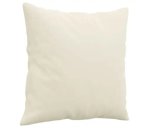 Divvietīgs Dīvāns Ar Spilveniem, Krēmkrāsas, 120 Cm, Samts Vidaxl Divvietīgs Dīvāns Ar Spilveniem, Krēmkrāsas, 120 Cm, Samts Vidaxl