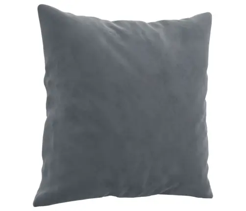 Divvietīgs Dīvāns Ar Spilveniem, Tumši Pelēks, 140 Cm, Samts Vidaxl