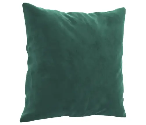 Dvivietė Sofa Su Pagalvėlėmis, Tamsiai Žalia, 140cm Aksomas