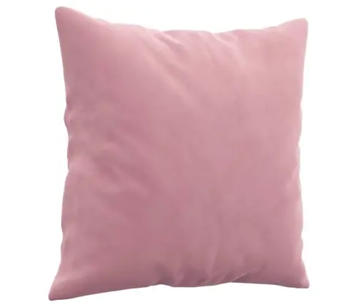 Dvivietė Sofa Su Pagalvėlėmis, Rožinės Spalvos, 140cm Aksomas