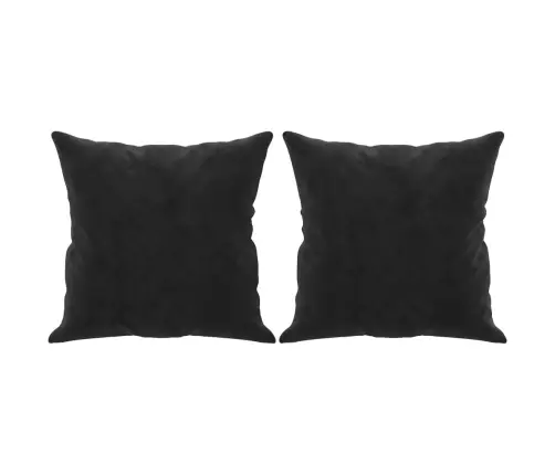 2-Kohaline Diivan Patjadega, Must, 140 cm Samet