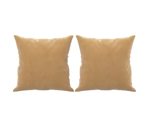 Divvietīgs Dīvāns Ar Spilveniem, Brūns, 140 Cm, Samts Vidaxl