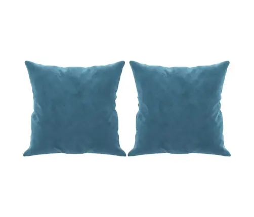 2-Kohaline Diivan Patjadega, Sinine, 140 cm Samet