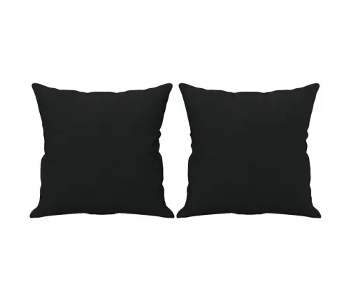 Divvietīgs Dīvāns Ar Spilveniem, Melns, 120 Cm, Audums Vidaxl