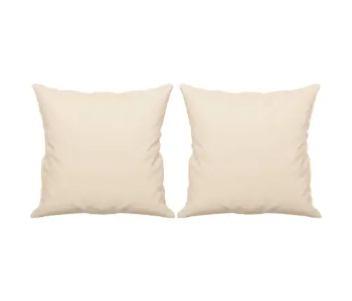 Divvietīgs Dīvāns Ar Spilveniem, Bēšs, 120 Cm, Audums Vidaxl