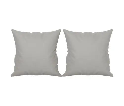 Divvietīgs Dīvāns Ar Spilveniem, Gaiši Pelēks, 140 Cm, Audums Vidaxl