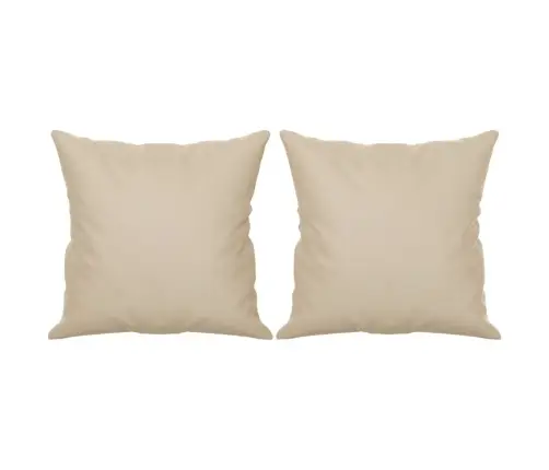 Trivietė Sofa Su Pagalvėmis, Kreminė, 180cm Audinys