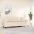 Trivietė Sofa Su Pagalvėmis, Smėlio, 180cm Audinys