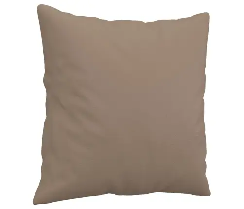 Divvietīgs Dīvāns Ar Spilveniem, Kapučīno, 140 Cm, Mākslīgā Āda Vidaxl