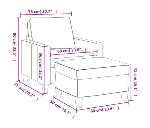 Krėslas Su Pakoja, Juodos Spalvos, 60cm Audinys