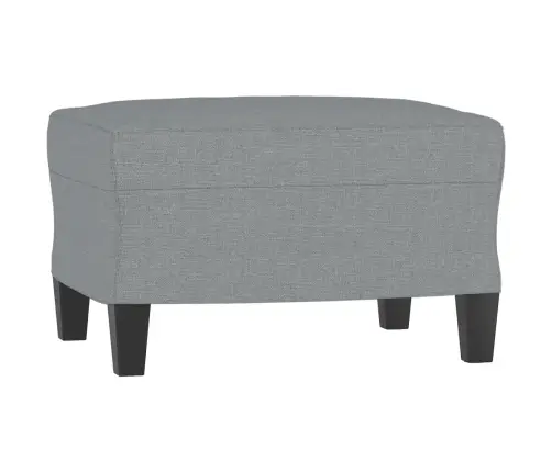 Trivietė Sofa Su Pakoja, Šviesiai Pilka, 180cm Audinys