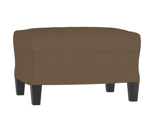Trivietė Sofa Su Pakoja, Rudos Spalvos, 180cm Audinys