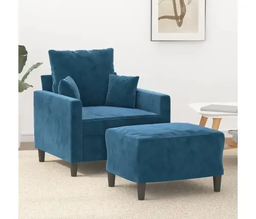 Tugitool Jalapingiga, Sinine, 60 cm Samet