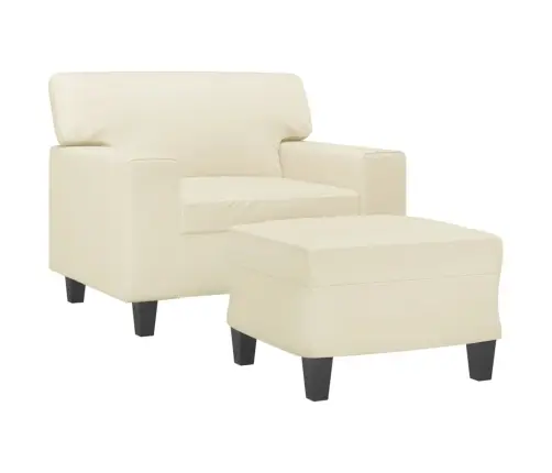 Tugitool Jalapingiga, Kreemjas, 60 cm Kunstnahk