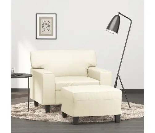 Tugitool Jalapingiga, Kreemjas, 60 cm Kunstnahk