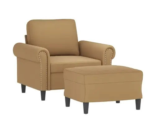 Tugitool Jalapingiga, Pruun, 60 cm Samet