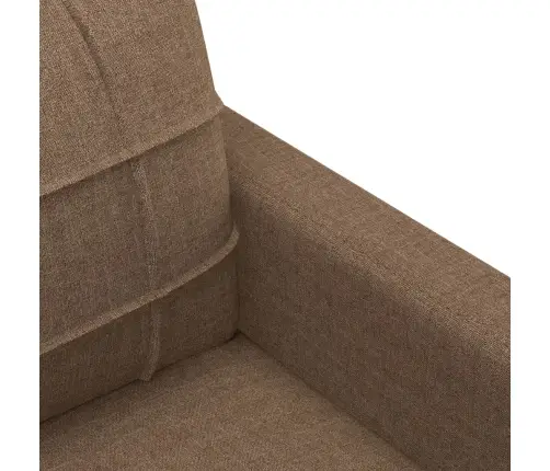 Trīsdaļīgs Dīvānu Komplekts Ar Spilveniem, Brūns Audums Vidaxl