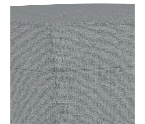 4-Osaline Diivanikomplekt Patjadega, Helehall, Kangas