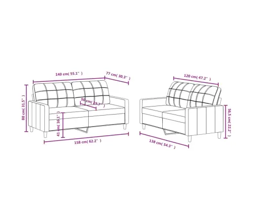 Divdaļīgs Dīvānu Komplekts Ar Spilveniem, Krēmkrāsas Audums Vidaxl