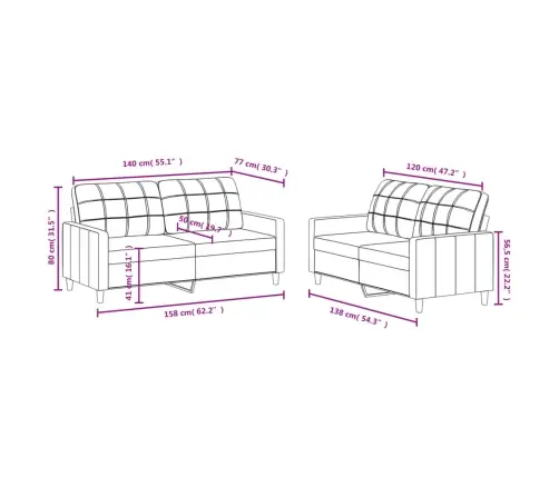Divdaļīgs Dīvānu Komplekts Ar Spilveniem, Vīnsarkans Audums Vidaxl