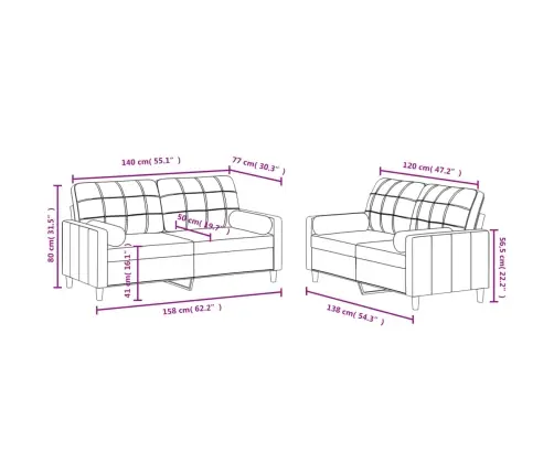 Divdaļīgs Dīvānu Komplekts Ar Spilveniem, Krēmkrāsas Audums Vidaxl