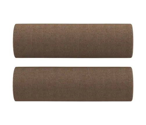 Divdaļīgs Dīvānu Komplekts Ar Spilveniem, Brūns Audums Vidaxl