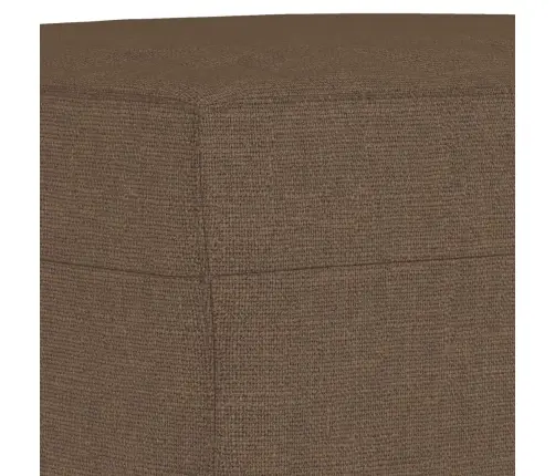 3-Osaline Diivanikomplekt Patjadega, Pruun, Kangas