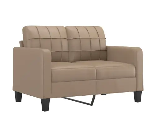 Sofos Komplektas Su Pagalvėmis, 4 Dalių, Kapučino, Dirbtinė Oda