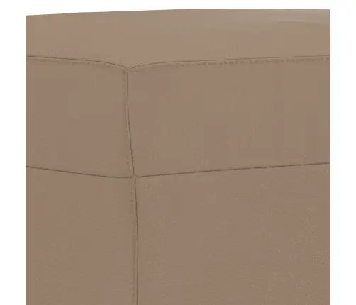 Sofos Komplektas Su Pagalvėmis, 4 Dalių, Kapučino, Dirbtinė Oda