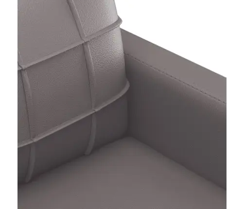 Divdaļīgs Dīvānu Komplekts Ar Spilveniem, Pelēka Mākslīgā Āda Vidaxl