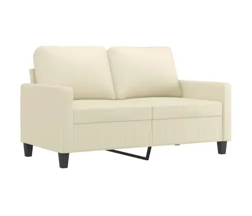 Sofos Komplektas Su Pagalvėmis, 4 Dalių, Kreminis, Dirbtinė Oda