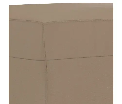 Sofos Komplektas Su Pagalvėmis, 3 Dalių, Kapučino, Dirbtinė Oda