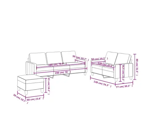 Trīsdaļīgs Dīvānu Komplekts Ar Spilveniem, Melna Mākslīgā Āda Vidaxl