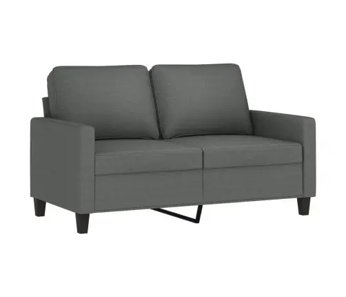 Sofos Komplektas Su Pagalvėlėmis, 3 Dalių, Pilkas, Audinys