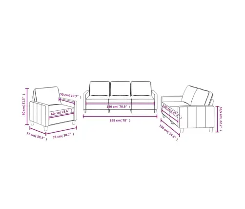 Trīsdaļīgs Dīvānu Komplekts Ar Spilveniem, Krēmkrāsas Audums Vidaxl