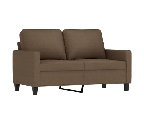 Trīsdaļīgs Dīvānu Komplekts Ar Spilveniem, Brūns Audums Vidaxl