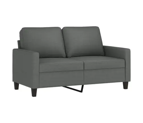 Sofos Komplektas Su Pagalvėlėmis, 3 Dalių, Pilkas, Audinys