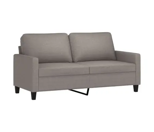 3-Osaline Diivanikomplekt Patjadega, Hallikaspruun, Kangas