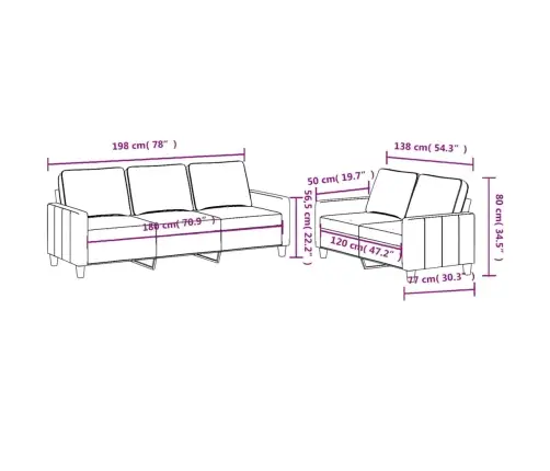 Divdaļīgs Dīvānu Komplekts Ar Spilveniem, Vīnsarkans Audums Vidaxl