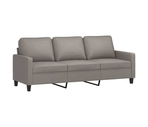 Divdaļīgs Dīvānu Komplekts Ar Spilveniem, Pelēkbrūns Audums Vidaxl