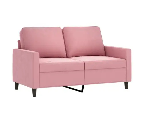 Trīsdaļīgs Dīvānu Komplekts Ar Spilveniem, Rozā Samts Vidaxl