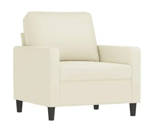 Trīsdaļīgs Dīvānu Komplekts Ar Spilveniem, Krēmkrāsas Samts Vidaxl