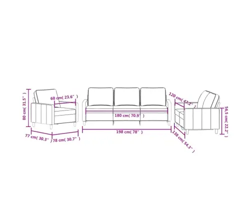 Trīsdaļīgs Dīvānu Komplekts Ar Spilveniem, Krēmkrāsas Samts Vidaxl