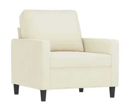 Četrdaļīgs Dīvānu Komplekts Ar Spilveniem, Krēmkrāsas Samts Vidaxl