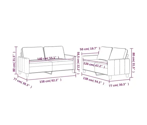 Divdaļīgs Dīvānu Komplekts Ar Spilveniem, Vīnsarkans Samts Vidaxl