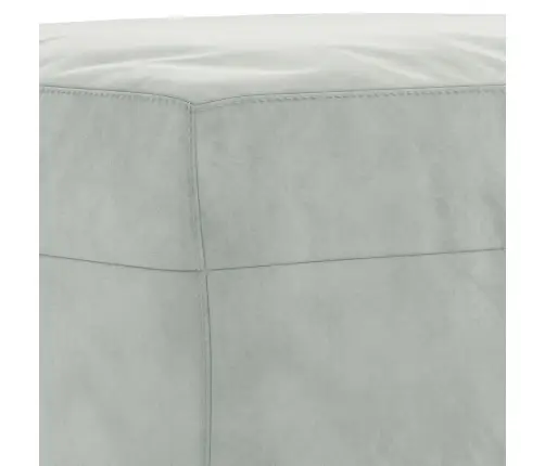 Trīsdaļīgs Dīvānu Komplekts Ar Spilveniem, Gaiši Pelēks Samts Vidaxl