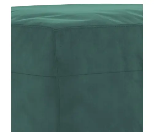 Trīsdaļīgs Dīvānu Komplekts Ar Spilveniem, Tumši Zaļš Samts Vidaxl