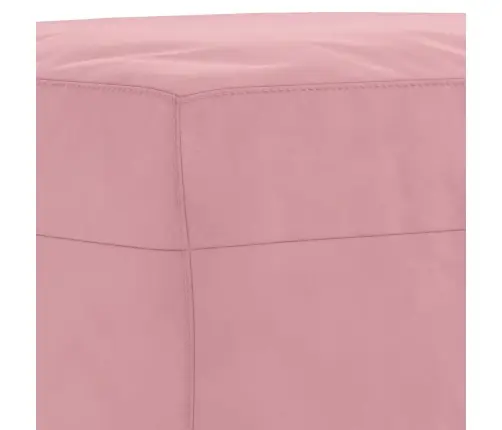 Trīsdaļīgs Dīvānu Komplekts Ar Spilveniem, Rozā Samts Vidaxl