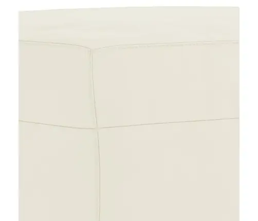 Trīsdaļīgs Dīvānu Komplekts Ar Spilveniem, Krēmkrāsas Samts Vidaxl