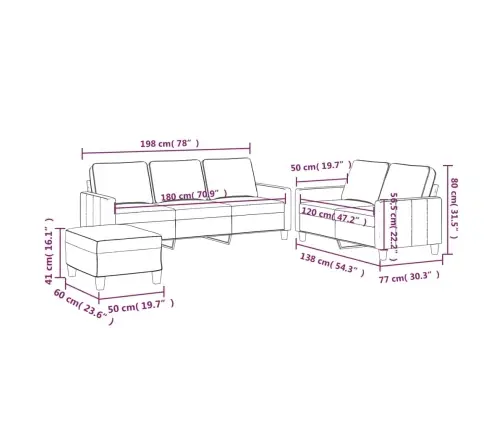 Trīsdaļīgs Dīvānu Komplekts Ar Spilveniem, Zils Samts Vidaxl
